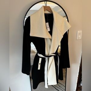 NWT White House Black Market wool blend coat